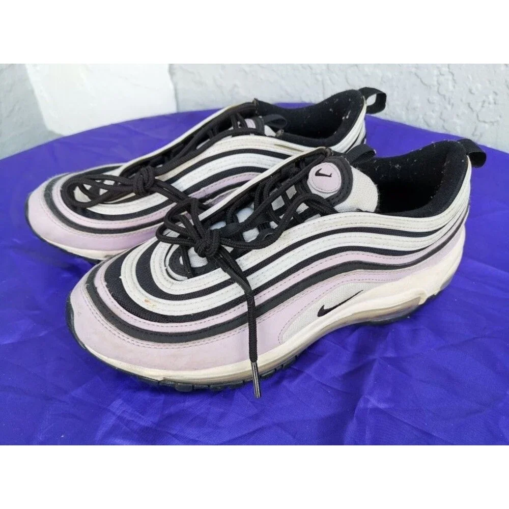 Pre owned Youth Nike Air Max 97 Iced Lilac Style 921522-500 US Size 6.5Y
